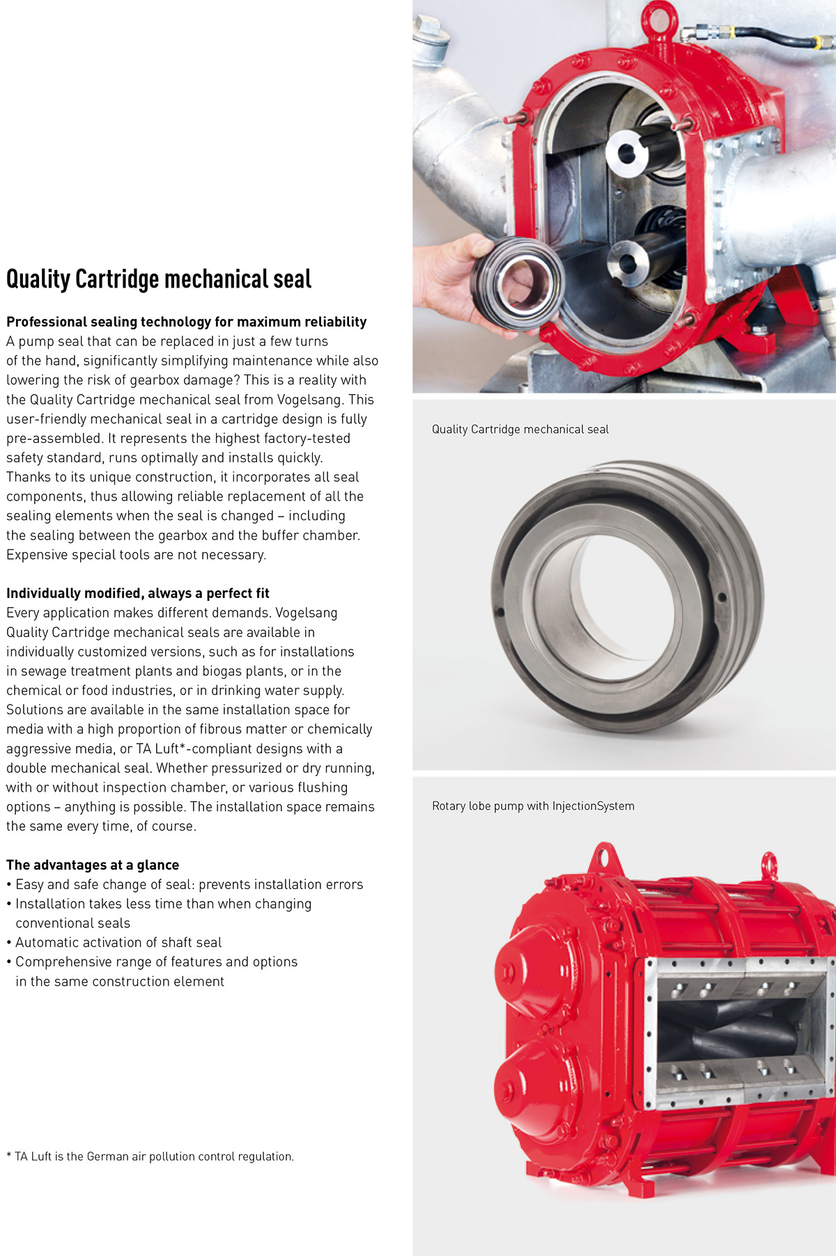 Vogelsang,福格申,凸轮泵,转子泵