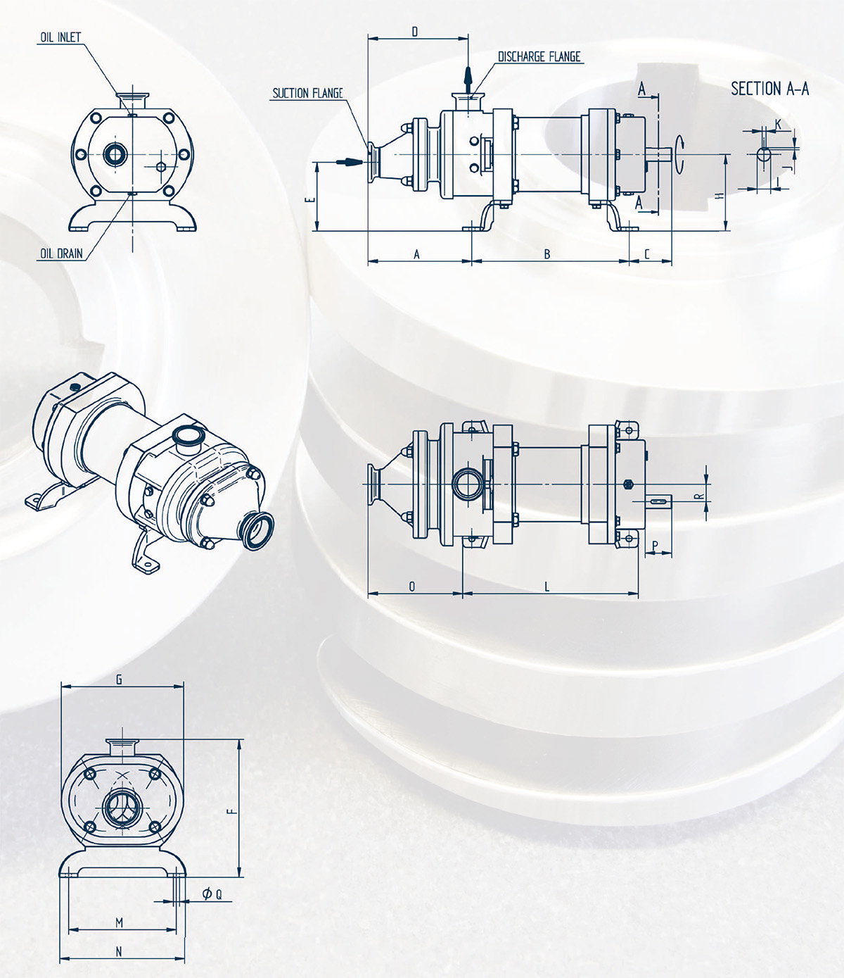 3P PRINZ,双螺杆泵,滑片泵,食品级卫生泵